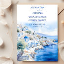 Search for santorini wedding invitations Greek island