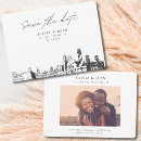 Search for double sided save the dates Minimalist