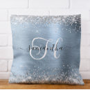 Search for silver pillows Glitter