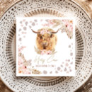 Search for highland cow napkins Farm birthday
