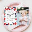 Search for strawberry birthday invitations Farmers market