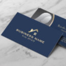 Search for navy blue and gold business cards Modern