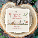 Search for animal napkins Birthday party