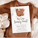 Search for bear baby girl shower invitations Cub