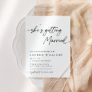 Search for she said yes bridal shower invitations Minimalist