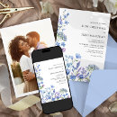 Search for purple and blue wedding invitations Periwinkle