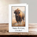 Search for bison birthday cards Buffalo