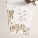 Search for coastal wedding invitations Palm trees