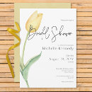 Search for tulip bridal shower invitations Simple