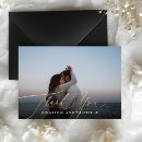 Search for black and gold wedding thank you cards White
