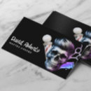 Search for skull business cards Hair stylist