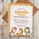Search for farm 1st birthday invitations Country