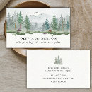 Search for mountain business cards pine tree