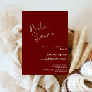 Search for burgundy baby shower invitations Typography