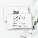 Search for boutique business gift certificates Minimalist