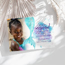 Search for mermaid birthday invitations whimsical