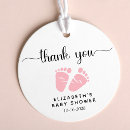 Search for pink favor tags watercolor