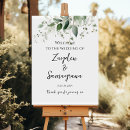 Search for greenery welcome wedding signs Welcome to our