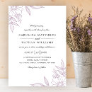 Search for lavender wedding invitations Classic