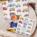 Search for transportation birthday invitations Police car