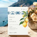 Search for citrus wedding invitations Italy