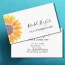 Search for sunflower business cards Watercolor