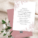 Search for pink floral wedding invitations Qr code