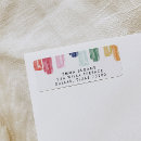 Search for return address labels simple