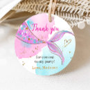 Search for mermaid favor tags Watercolor