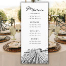 Search for vintage wedding menus Country