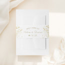 Search for floral wedding invitation belly bands vintage