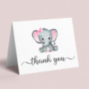 Search for elephant baby shower thank you cards Thanks