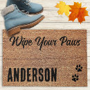Search for dog doormats paw art