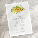 Search for sunflower celebration of life invitations Rustic