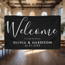 Search for black and white wedding signs Script
