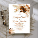 Search for pampas grass wedding invitations Boho