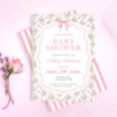 Search for pink bow invitations Modern