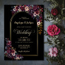 Search for purple gothic wedding invitations Modern