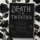 Search for death to my 20s invitations Funny