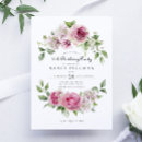 Search for floral 90th birthday invitations Elegant