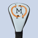 Search for funny golf head covers Dachshund