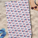 Search for red white blue beach towels Stars and stripes