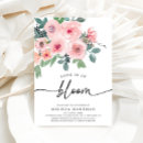 Search for blush bridal shower invitations Watercolor flowers