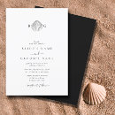 Search for seashell wedding invitations Destination
