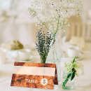 Search for vintage place cards Bride and groom names