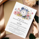 Search for clock invitations Watercolor