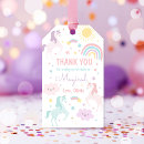 Search for rainbow gift tags Unicorn birthday