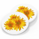 Search for sunflower coasters Yellow floral