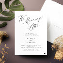 Search for morning wedding invitations Black and white