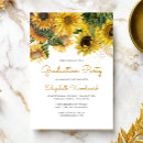 Search for sunflower graduation invitations Botanical